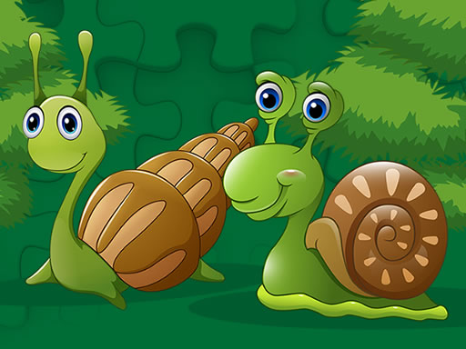 Cute Snails Jigsaw online game