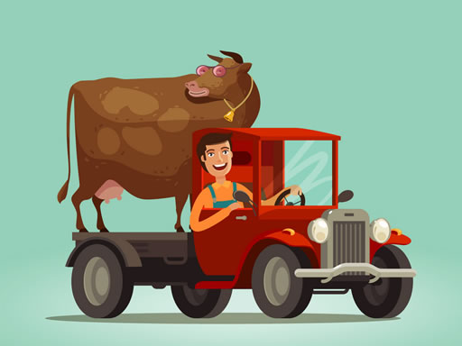 Cute Trucks For Kids Coloring online game