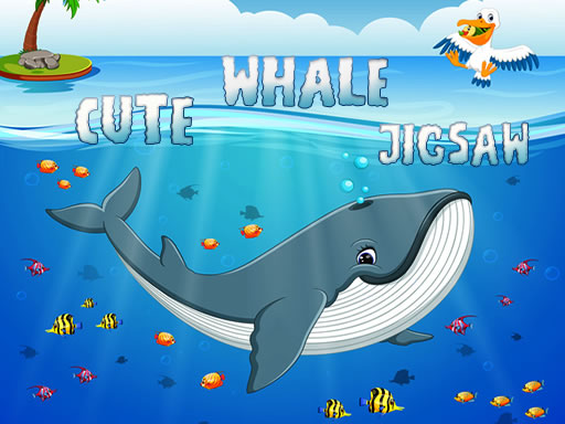 Cute Whale Jigsaw online game