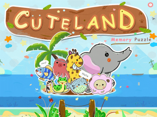 Cuteland online Puzzle game