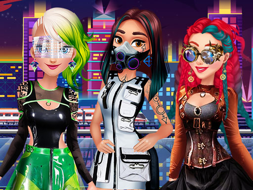 Cyberpunk City Fashion online game