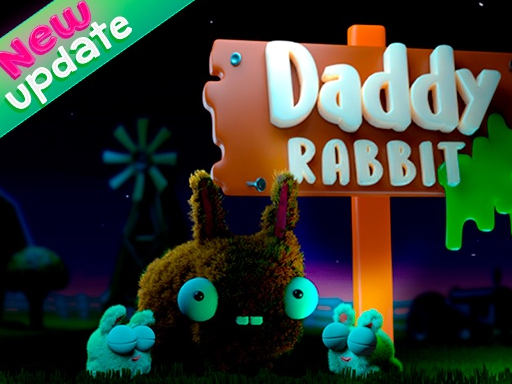 Daddy Rabbit : Zombie invasion in the farm online Puzzle game