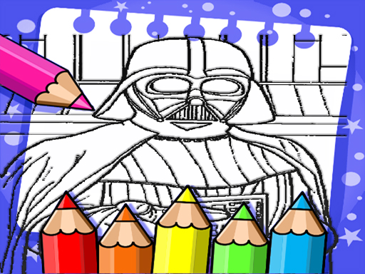 Darth Vader Coloring Book online Puzzle game