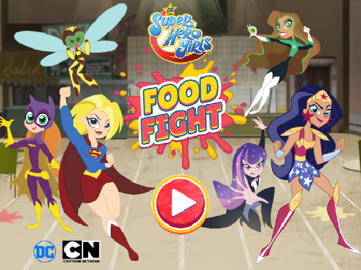 DC Super Hero Girls: Food Fight Game online Shooting game