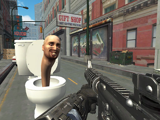 Dead Aim: Skibidi Toilets Attack online Shooting game