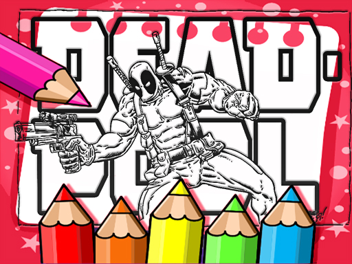 Deadpool Coloring Book online Puzzle game