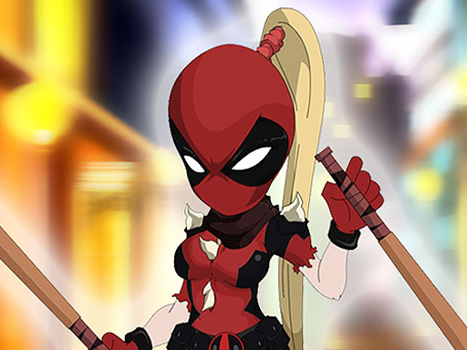 Deadpool Girl Dressup online Girls game