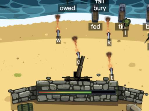 Defend Beach online Puzzle game