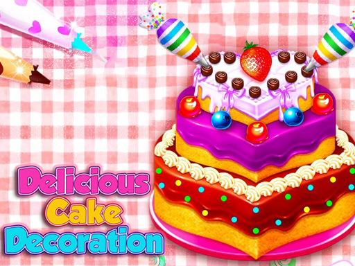 Delicious Cake Decoration online Girls game