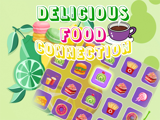 Delicious Food Connection online Puzzle game