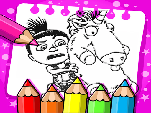Despicable Me Printable Coloring Book online Puzzle game