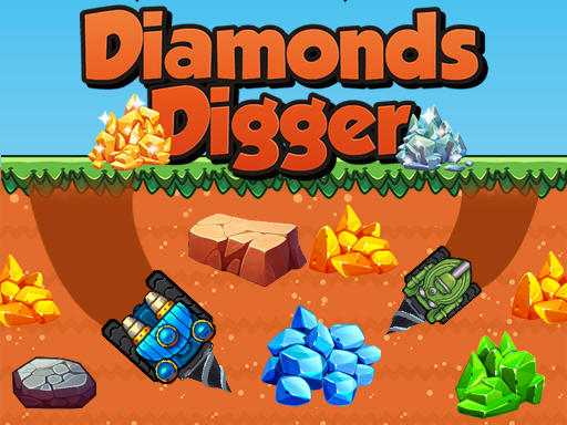 Diamonds Digger online Adventure game