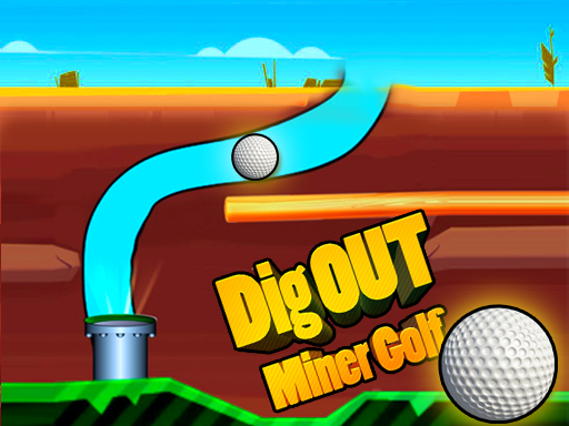 Dig Out Miner Golf online Shooting game