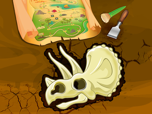 Dinasaur Bone Digging Game online game