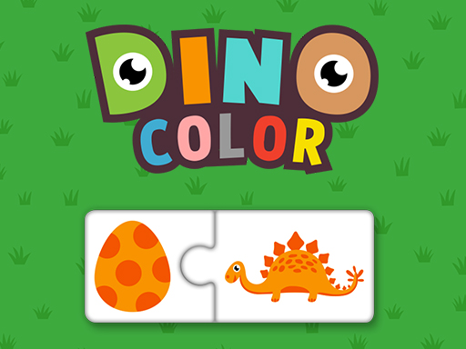 Dino Color online Puzzle game
