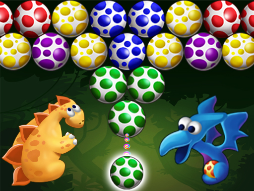 Dino Eggs Bubble Shooter online game