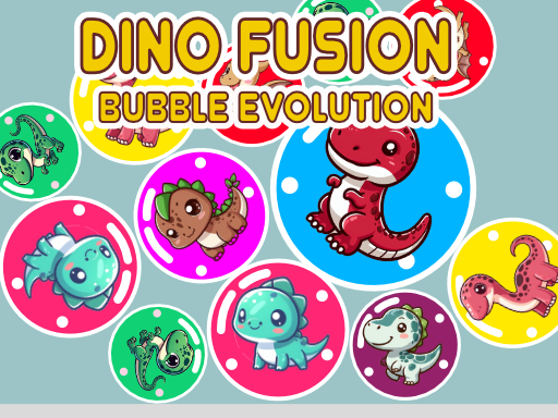 Dino Fusion Bubble Evolution online Puzzle game