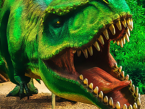 Dino Park Jigsaw online Puzzle game