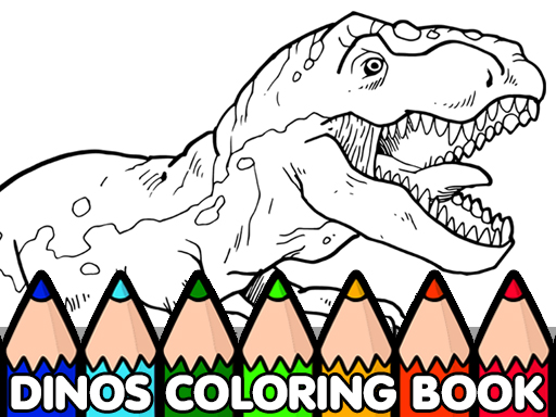 Dinos Coloring Book online Girls game