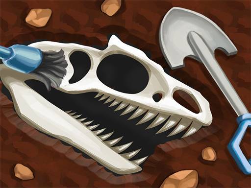 Dinosaur Bone Digging Games online Boys game