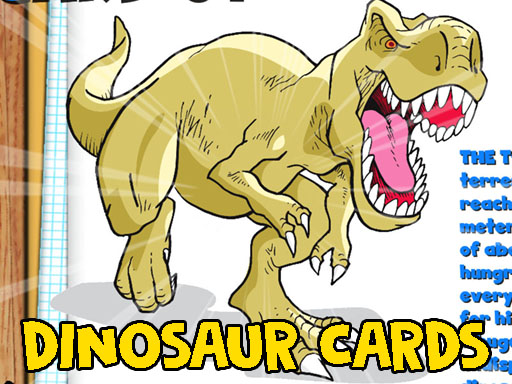 Dinosaur Cards Game online Clicker game