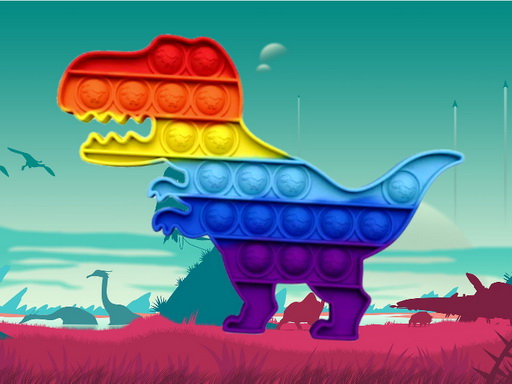Dinosaur Pop It Jigsaw online game