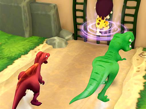 Dinosaur Shifting Run online Racing game