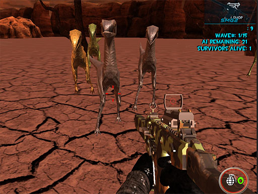 Dinosaurs Survival Active Vulcan Multiplayer online game
