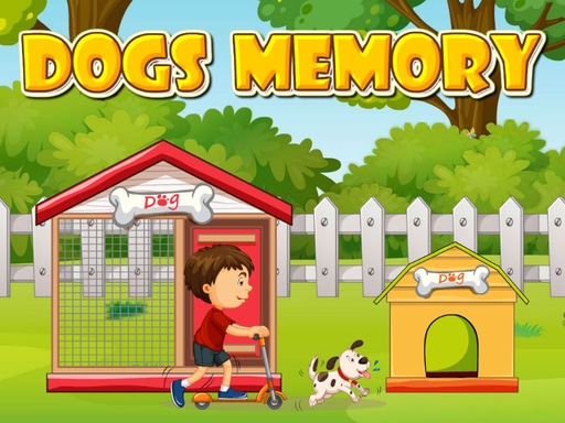 Dogs Memory online game