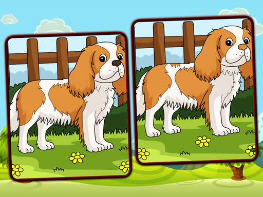 Dogs Spot The Differences online game