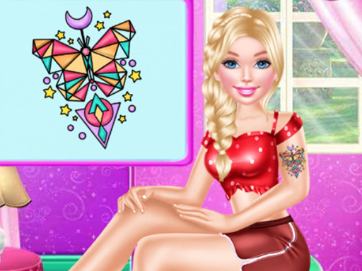 Doll Funny Tattoo Shop online Girls game