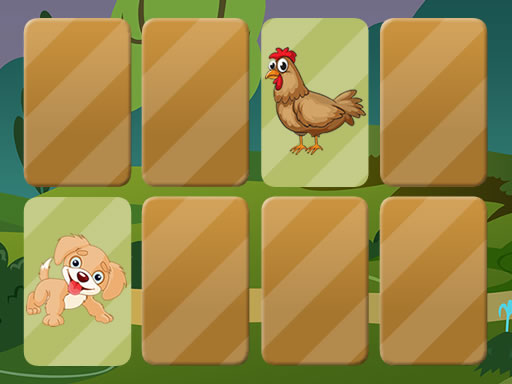 Domestic Animals Memory online game
