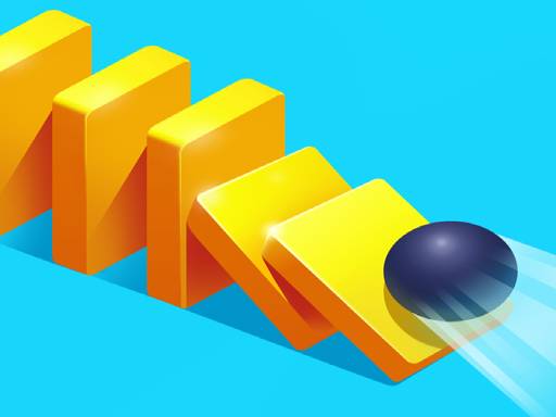 Domino Fall 3D online game
