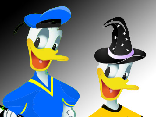 Donald Duck Dressup online game