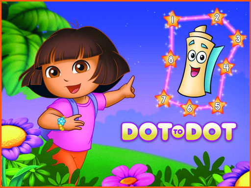 Dora Dot to Dot online Girls game