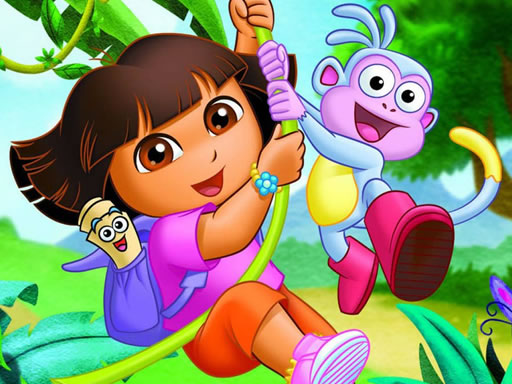 Dora Exploring Jigsaw online game