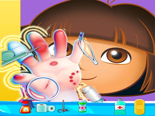 Dora Hand Doctor Fun Games for Girls Online online game