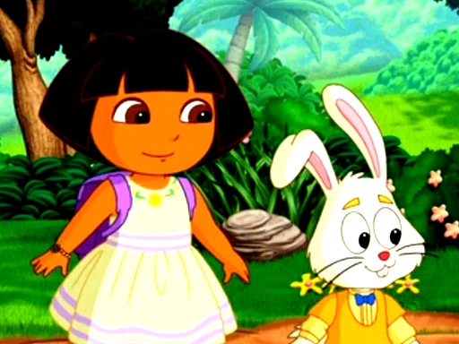 Dora Happy Easter Differences online game