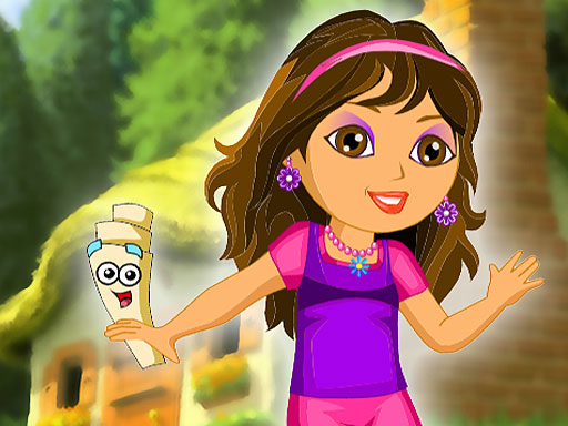 Dora in the garden online game