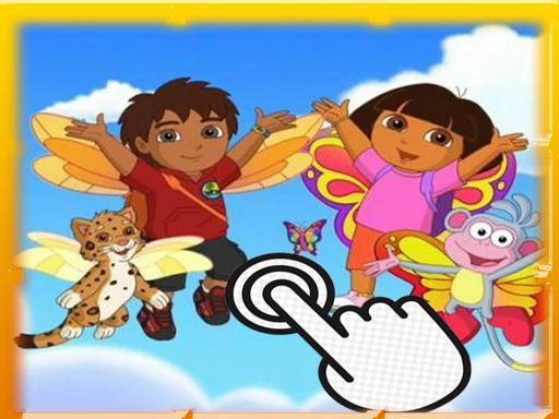 Dora the Explorer Clicker GAme online Puzzle game