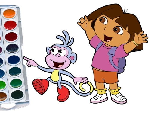 Dora The Explorer Coloring Book online game