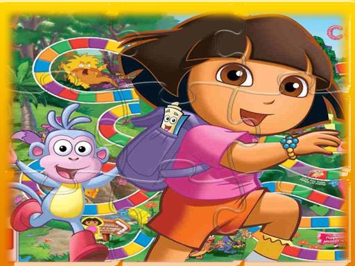 Dora the Explorer Match 3 Puzzle Game online Puzzle game