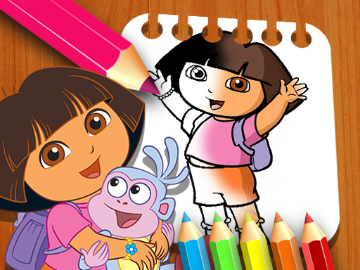 Dora the Explorer the Coloring Book online game