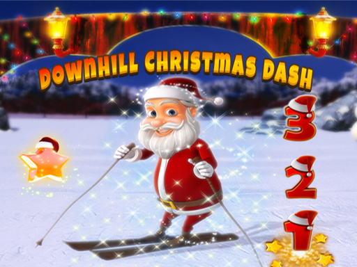 Downhill Christmas Dash online Sports game