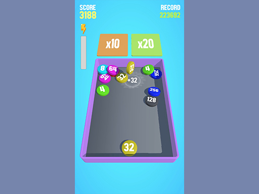 Draughts 2048 online game