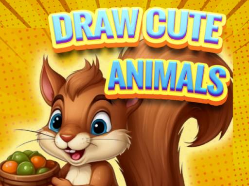 Draw Cute Animals online Puzzle game