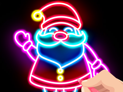 Draw Glow Christmas online game