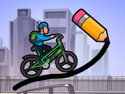 Draw The Bike Bridge online Boys game