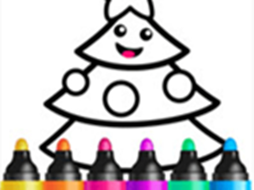 Drawing Christmas For Kids - Draw & Color online game
