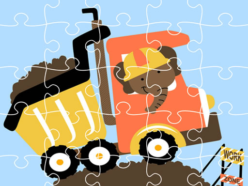 Dumper Trucks Jigsaw online game